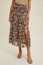 Load image into Gallery viewer, Floral Tiered Midi Skirt
