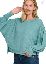Load image into Gallery viewer, BRUSHED MELANGE HACCI OVERSIZED SWEATER
