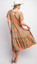 Load image into Gallery viewer, Printed Maxi Woven Dress
