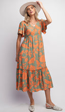 Load image into Gallery viewer, Printed Maxi Woven Dress

