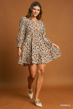 Load image into Gallery viewer, Floral Corduroy Dress
