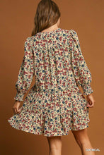 Load image into Gallery viewer, Floral Corduroy Dress
