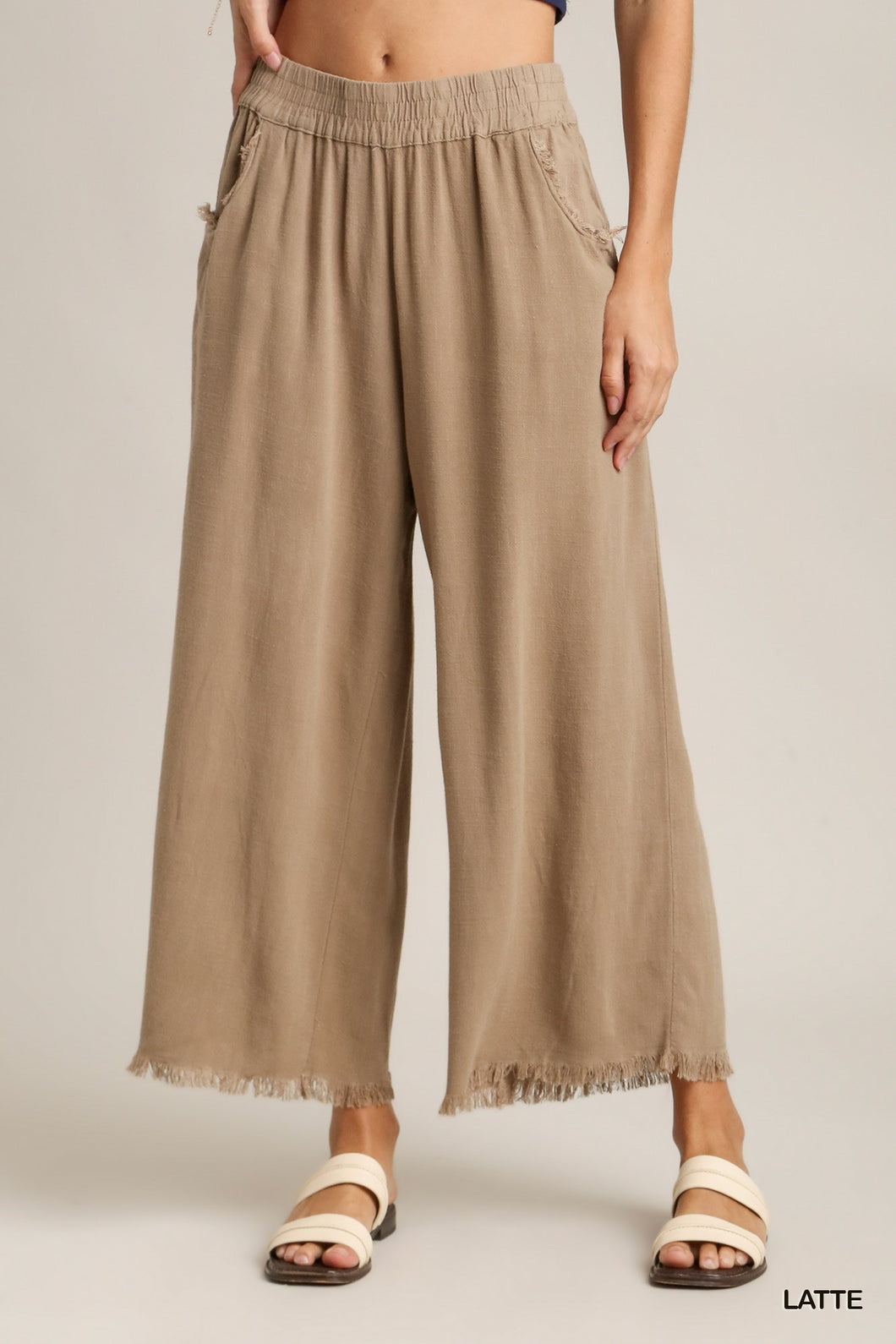 Linen Wide Leg Pant