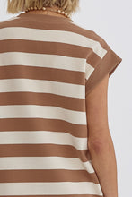 Load image into Gallery viewer, Stripe Sleeveless Mini Dress
