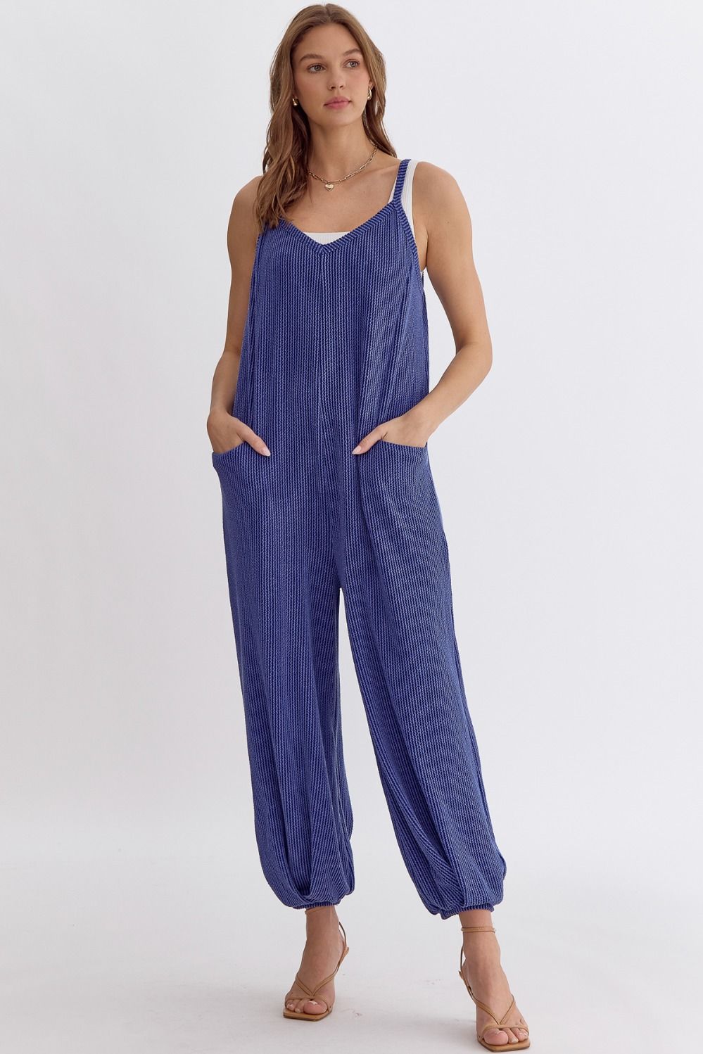 Ribbed Oversize Jumpsuit