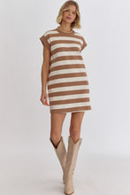Load image into Gallery viewer, Stripe Sleeveless Mini Dress
