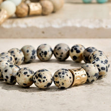 Load image into Gallery viewer, Natural Stone Beaded Stretch Bracelet
