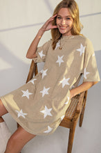 Load image into Gallery viewer, Star Printed Tunic Dress
