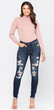 Load image into Gallery viewer, Judy Blue Mid-Rise Destroyed Skinny Jeans
