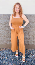 Load image into Gallery viewer, Sleeveless Smocked Front Detail Jumpsuit
