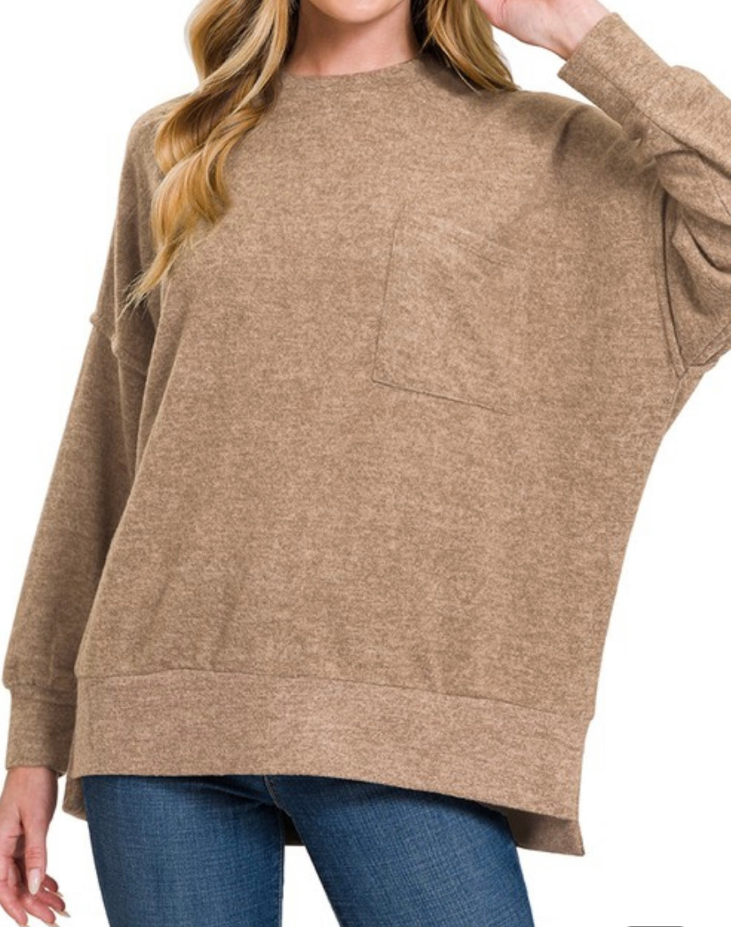 Drop Shoulder Oversized Sweater